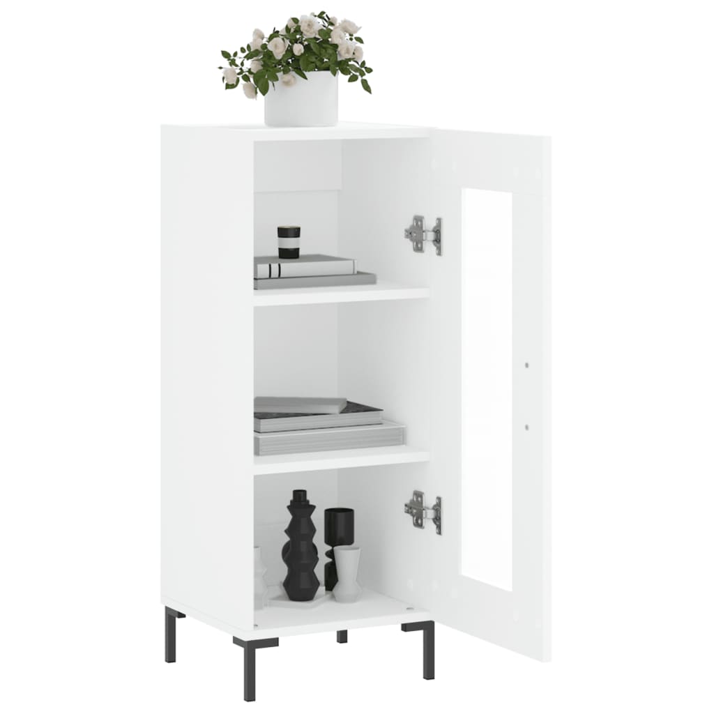 vidaXL Sideboard White 34.5x34x90 cm Engineered Wood 4