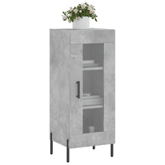 vidaXL Sideboard Concrete Grey 34.5x34x90 cm Engineered Wood 3