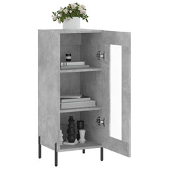 vidaXL Sideboard Concrete Grey 34.5x34x90 cm Engineered Wood 4