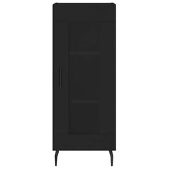 vidaXL Sideboard Black 34.5x34x90 cm Engineered Wood 5
