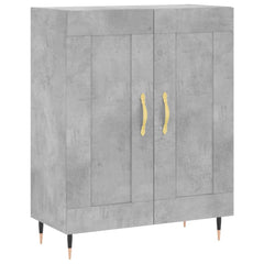 vidaXL Sideboard Concrete Grey 69.5x34x90 cm Engineered Wood 2