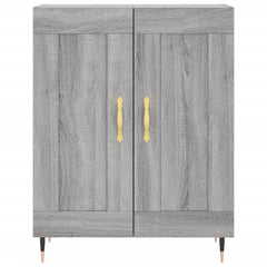 vidaXL Sideboard Grey Sonoma 69.5x34x90 cm Engineered Wood 5