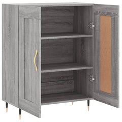 vidaXL Sideboard Grey Sonoma 69.5x34x90 cm Engineered Wood 6