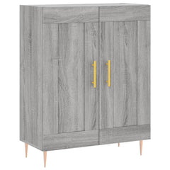 vidaXL Sideboard Grey Sonoma 69.5x34x90 cm Engineered Wood 2