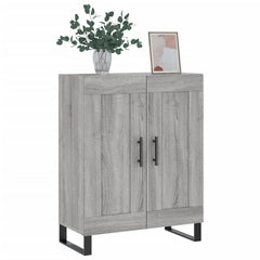 vidaXL Sideboard Grey Sonoma 69.5x34x90 cm Engineered Wood 3