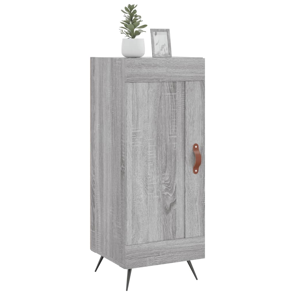 vidaXL Sideboard Grey Sonoma 34.5x34x90 cm Engineered Wood 3