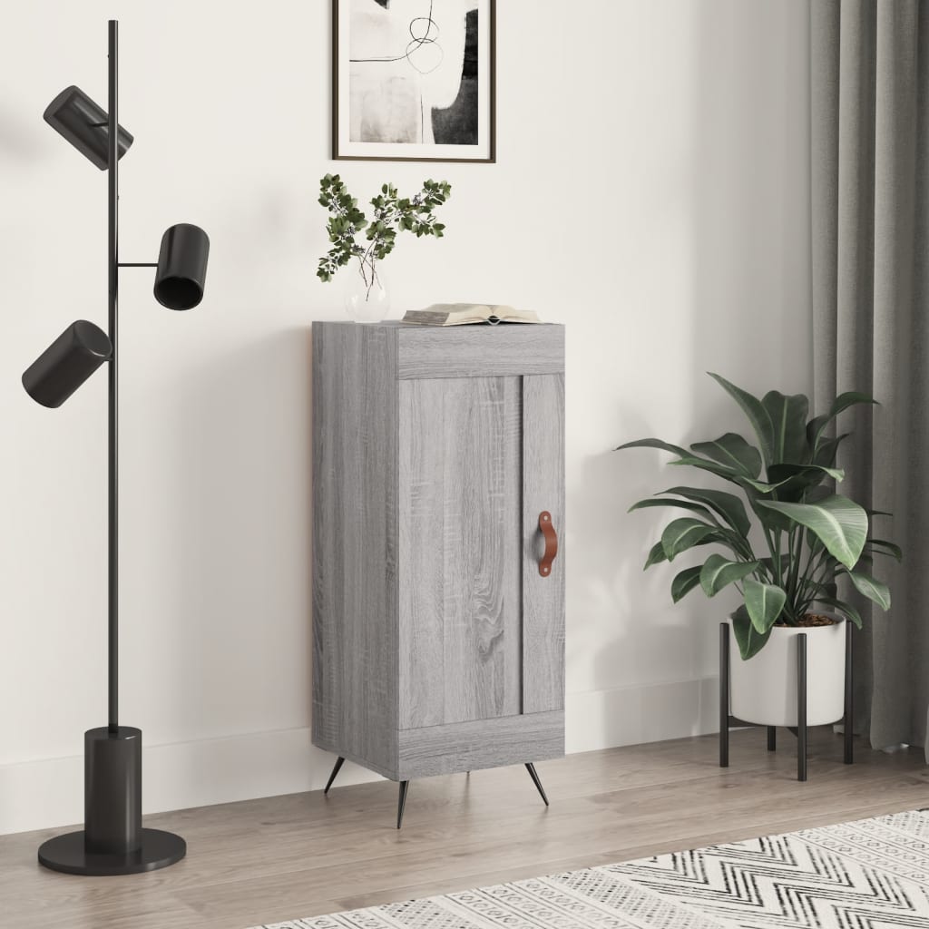 vidaXL Sideboard Grey Sonoma 34.5x34x90 cm Engineered Wood 1