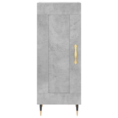 vidaXL Sideboard Concrete Grey 34.5x34x90 cm Engineered Wood 5