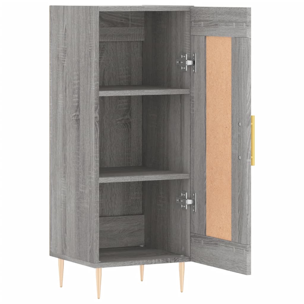 vidaXL Sideboard Grey Sonoma 34.5x34x90 cm Engineered Wood 6