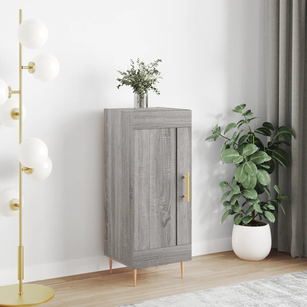 vidaXL Sideboard Grey Sonoma 34.5x34x90 cm Engineered Wood 1
