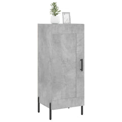 vidaXL Sideboard Concrete Grey 34.5x34x90 cm Engineered Wood 3