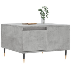 vidaXL Coffee Table Concrete Grey 55x55x36.5 cm Engineered Wood 3