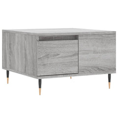 vidaXL Coffee Table Grey Sonoma 55x55x36.5 cm Engineered Wood 2