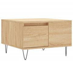 vidaXL Coffee Table Sonoma Oak 55x55x36.5 cm Engineered Wood 2