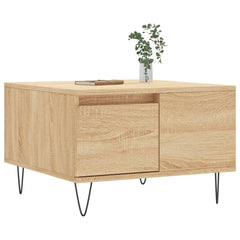 vidaXL Coffee Table Sonoma Oak 55x55x36.5 cm Engineered Wood 3
