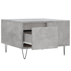 vidaXL Coffee Table Concrete Grey 55x55x36.5 cm Engineered Wood 6
