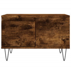 vidaXL Coffee Table Smoked Oak 55x55x36.5 cm Engineered Wood 5