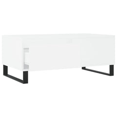 vidaXL Coffee Table White 90x50x36.5 cm Engineered Wood 6