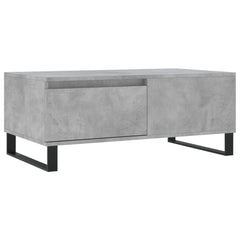 vidaXL Coffee Table Concrete Grey 90x50x36.5 cm Engineered Wood 2