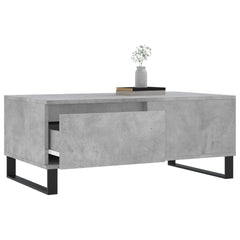 vidaXL Coffee Table Concrete Grey 90x50x36.5 cm Engineered Wood 3