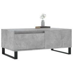 vidaXL Coffee Table Concrete Grey 90x50x36.5 cm Engineered Wood 4