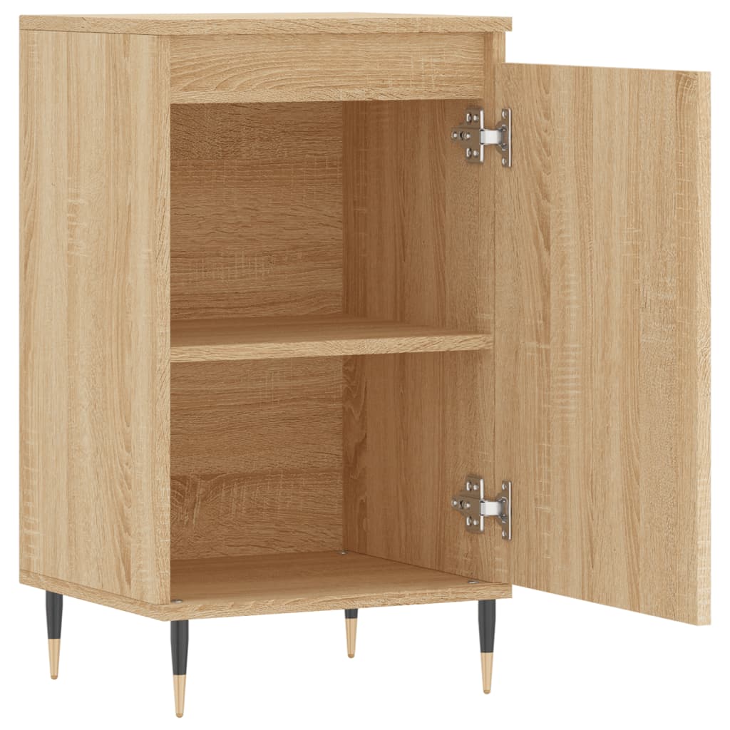vidaXL Sideboard Sonoma Oak 40x35x70 cm Engineered Wood 4