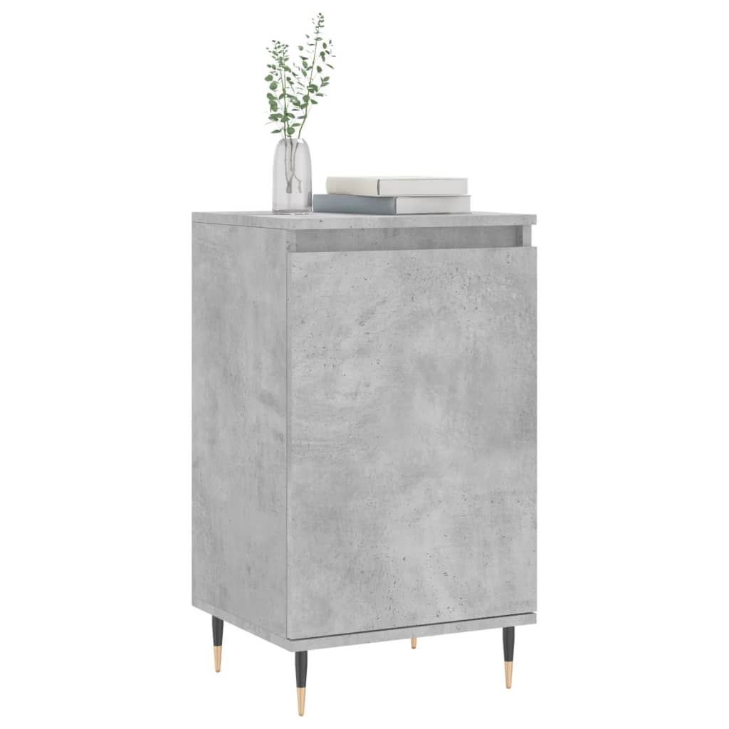 vidaXL Sideboards 2 pcs Concrete Grey 40x35x70 cm Engineered Wood 3