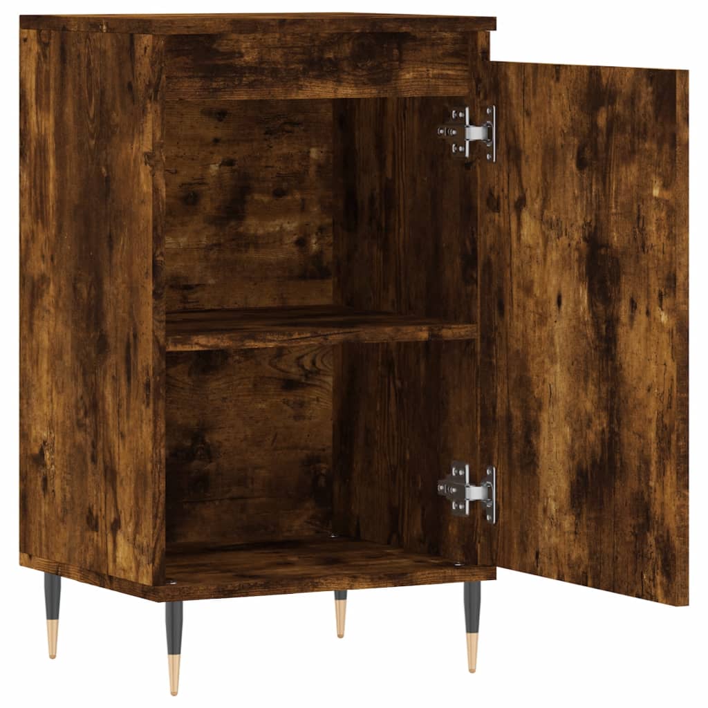 vidaXL Sideboard Smoked Oak 40x35x70 cm Engineered Wood 6