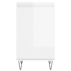 vidaXL Sideboards 2 pcs High Gloss White 40x35x70 cm Engineered Wood 6