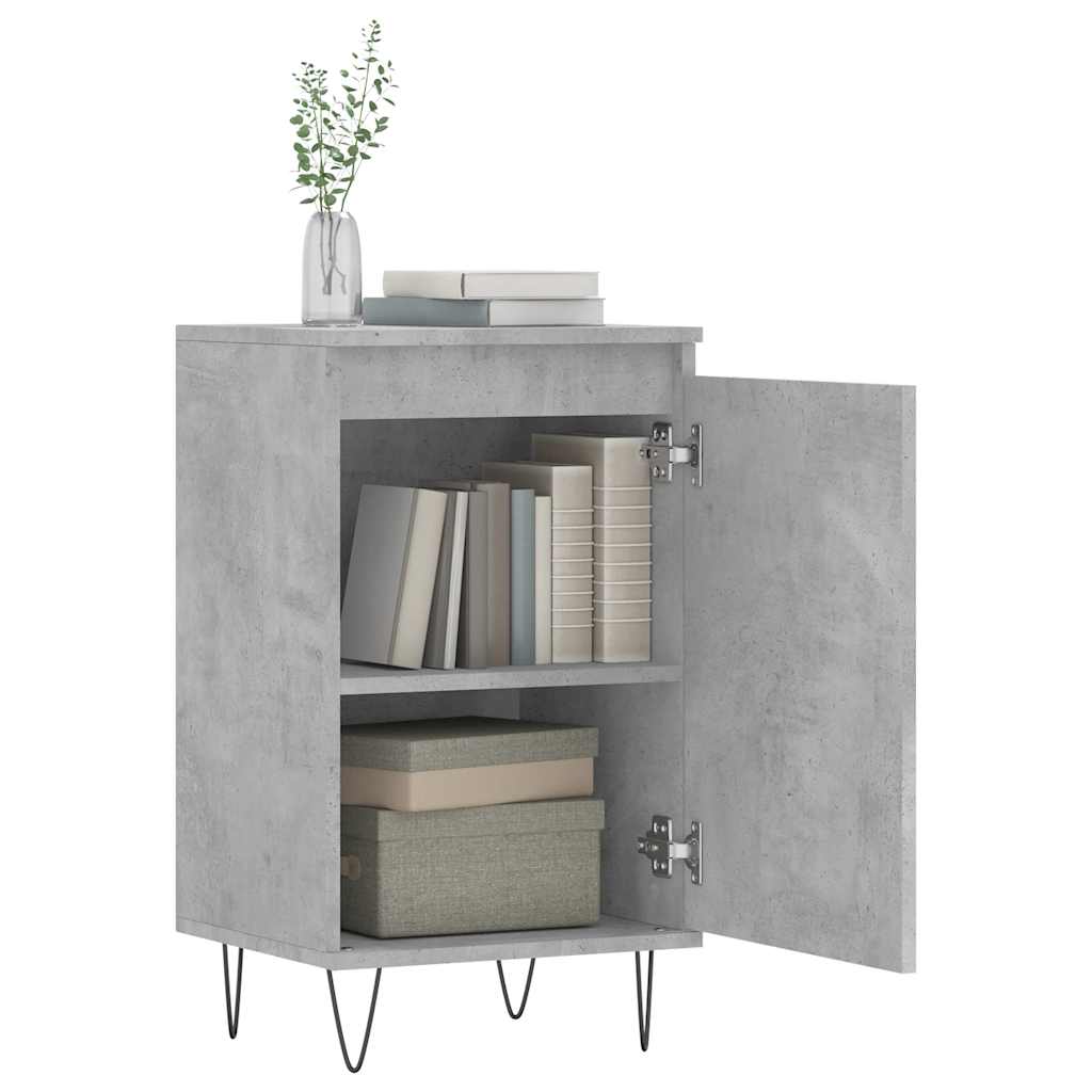 vidaXL Sideboard Concrete Grey 40x35x70 cm Engineered Wood 4