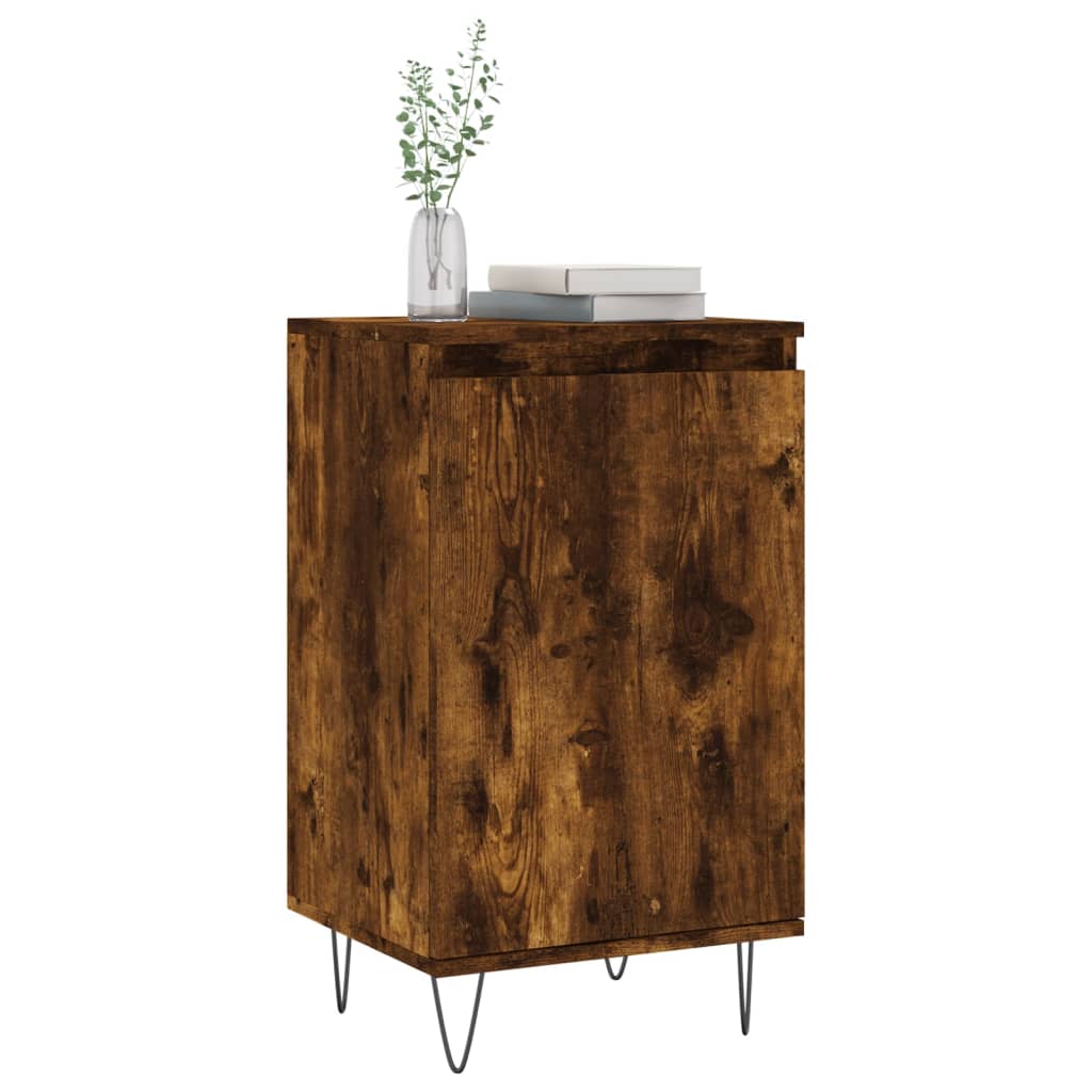 vidaXL Sideboard Smoked Oak 40x35x70 cm Engineered Wood 3