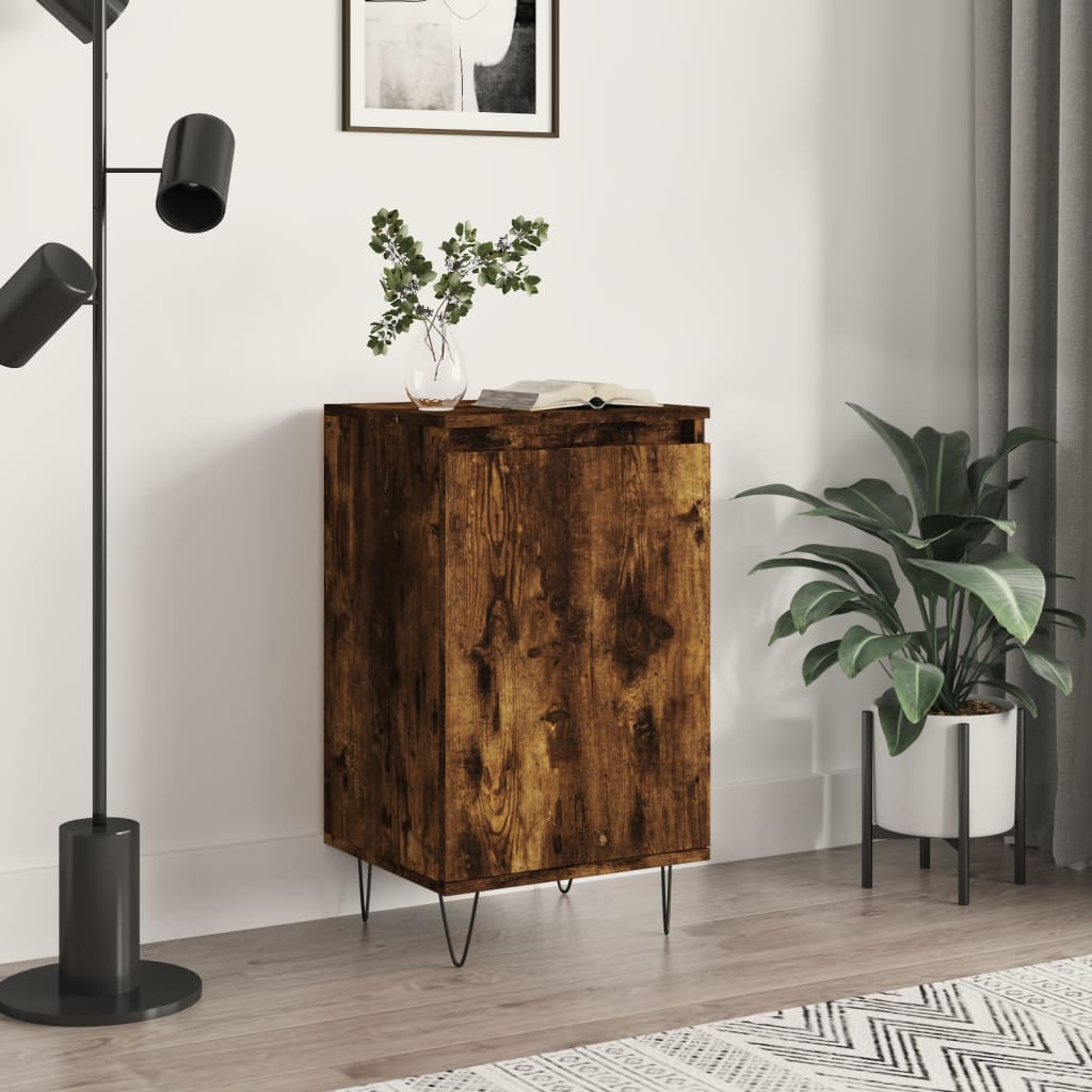 vidaXL Sideboard Smoked Oak 40x35x70 cm Engineered Wood 1