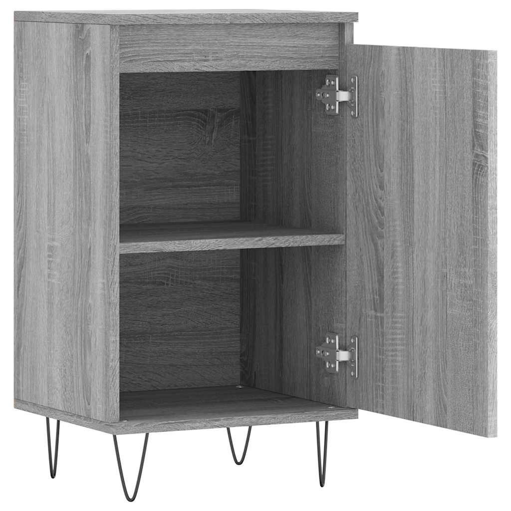 vidaXL Sideboard Grey Sonoma 40x35x70 cm Engineered Wood 4