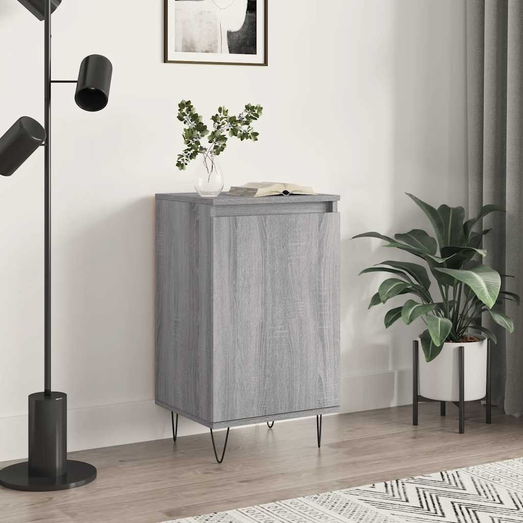 vidaXL Sideboard Grey Sonoma 40x35x70 cm Engineered Wood 1