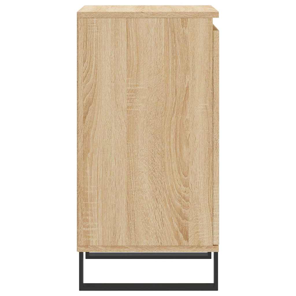vidaXL Sideboard Sonoma Oak 40x35x70 cm Engineered Wood 6