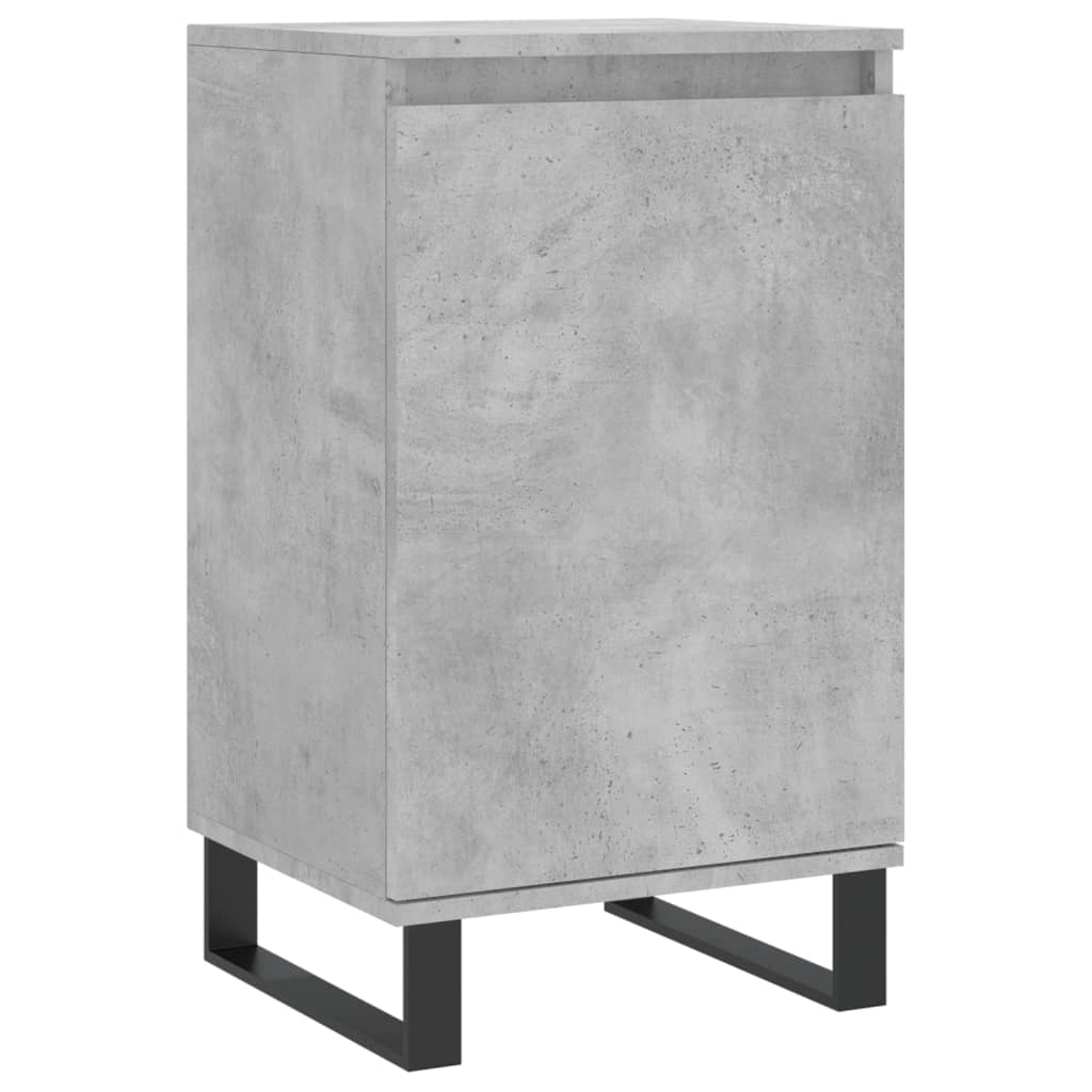 vidaXL Sideboards 2 pcs Concrete Grey 40x35x70 cm Engineered Wood 5