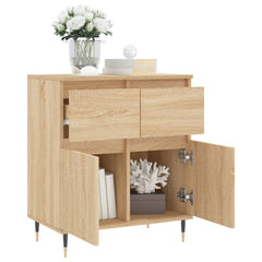 vidaXL Sideboard Sonoma Oak 60x35x70 cm Engineered Wood 4