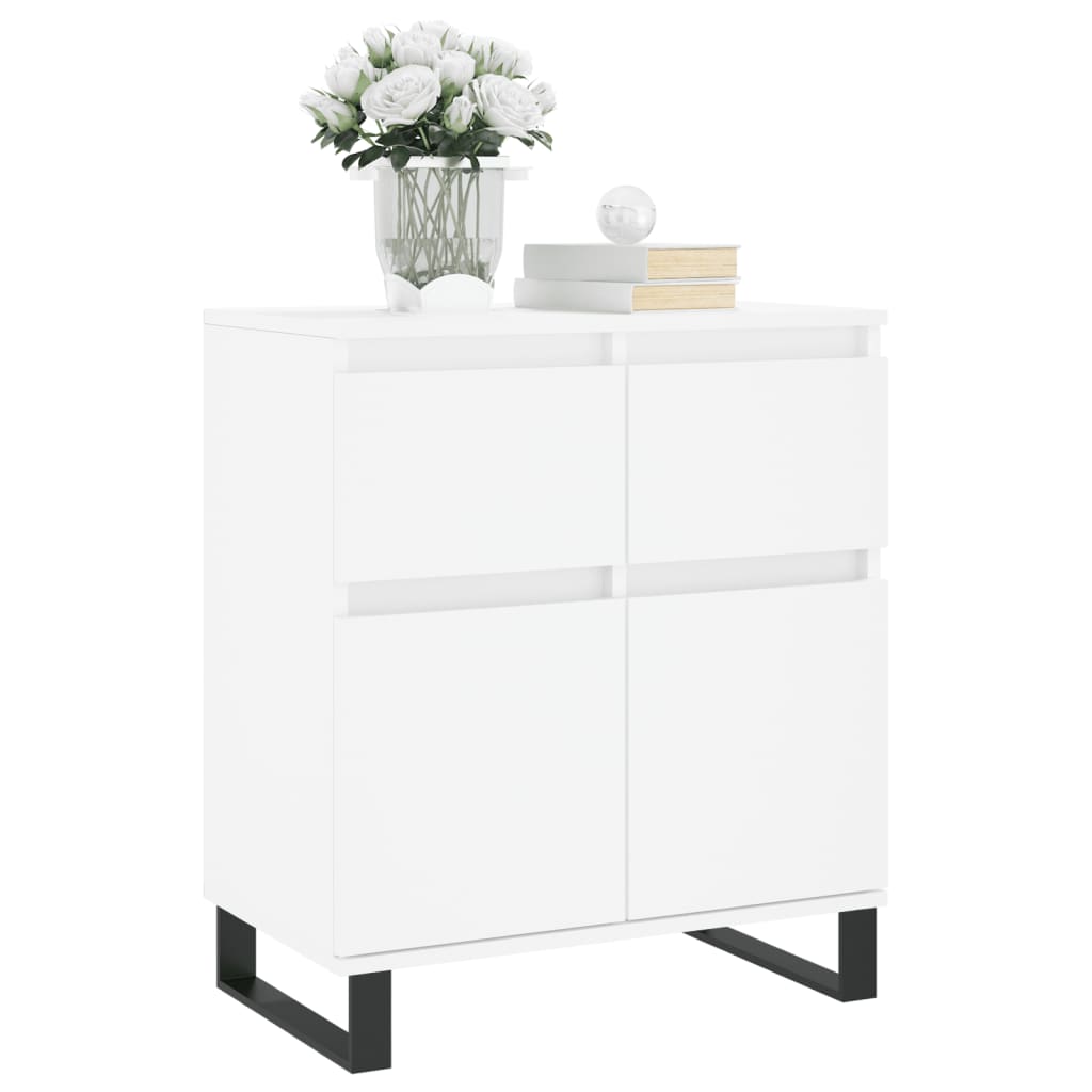 vidaXL Sideboard White 60x35x70 cm Engineered Wood 3