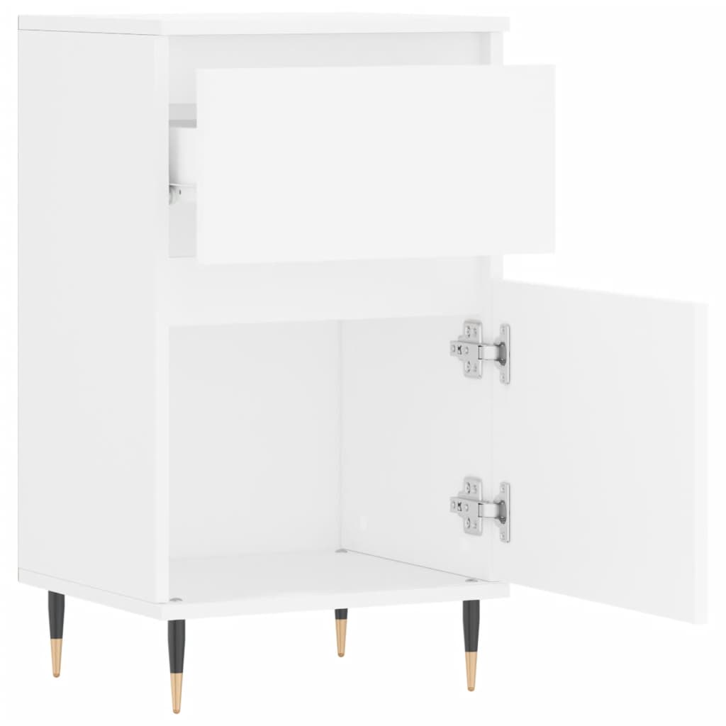 vidaXL Sideboard White 40x35x70 cm Engineered Wood 6