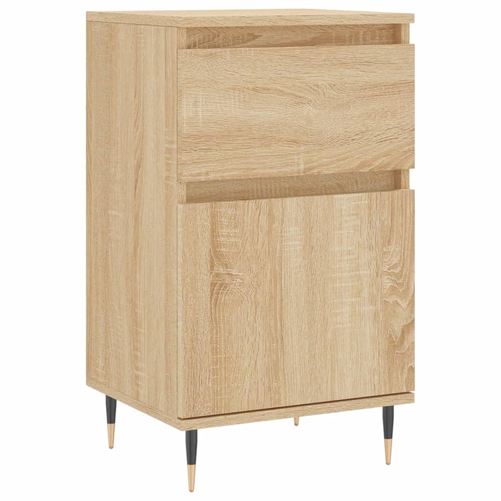 vidaXL Sideboard Sonoma Oak 40x35x70 cm Engineered Wood 2