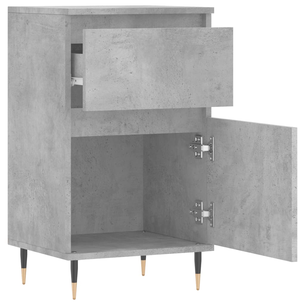 vidaXL Sideboard Concrete Grey 40x35x70 cm Engineered Wood 6