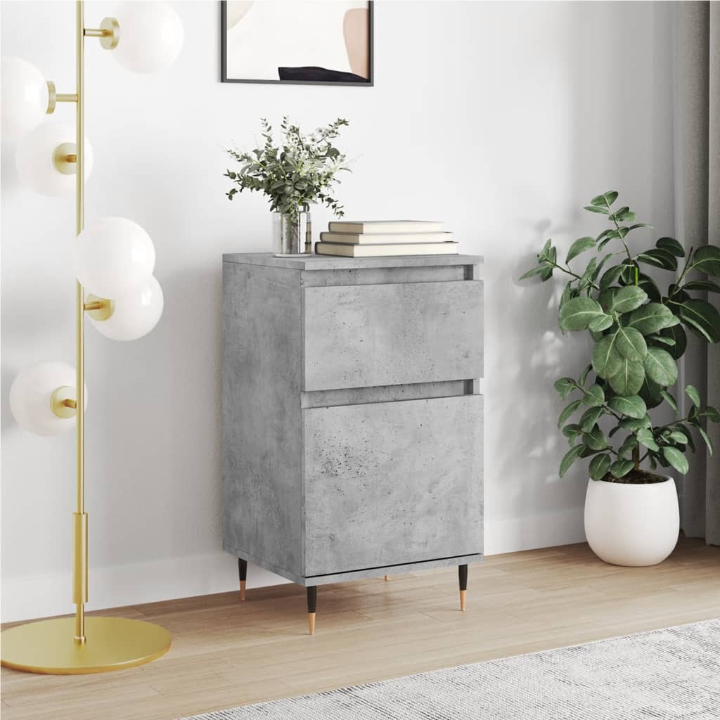 vidaXL Sideboard Concrete Grey 40x35x70 cm Engineered Wood 1