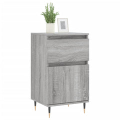 vidaXL Sideboards 2 pcs Grey Sonoma 40x35x70 cm Engineered Wood 3