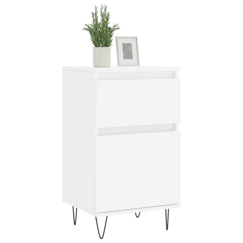 vidaXL Sideboard White 40x35x70 cm Engineered Wood 3