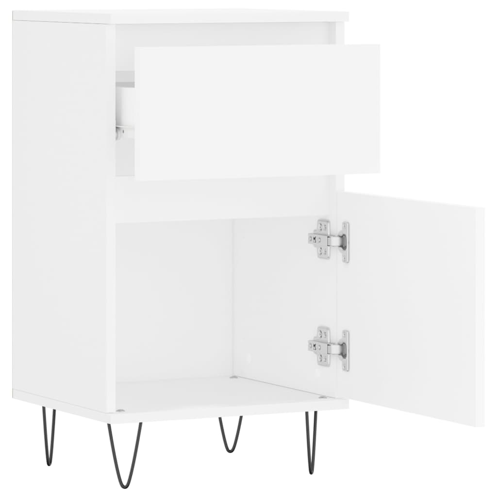 vidaXL Sideboard White 40x35x70 cm Engineered Wood 6