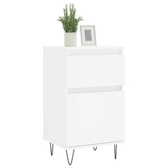 vidaXL Sideboards 2 pcs White 40x35x70 cm Engineered Wood 3
