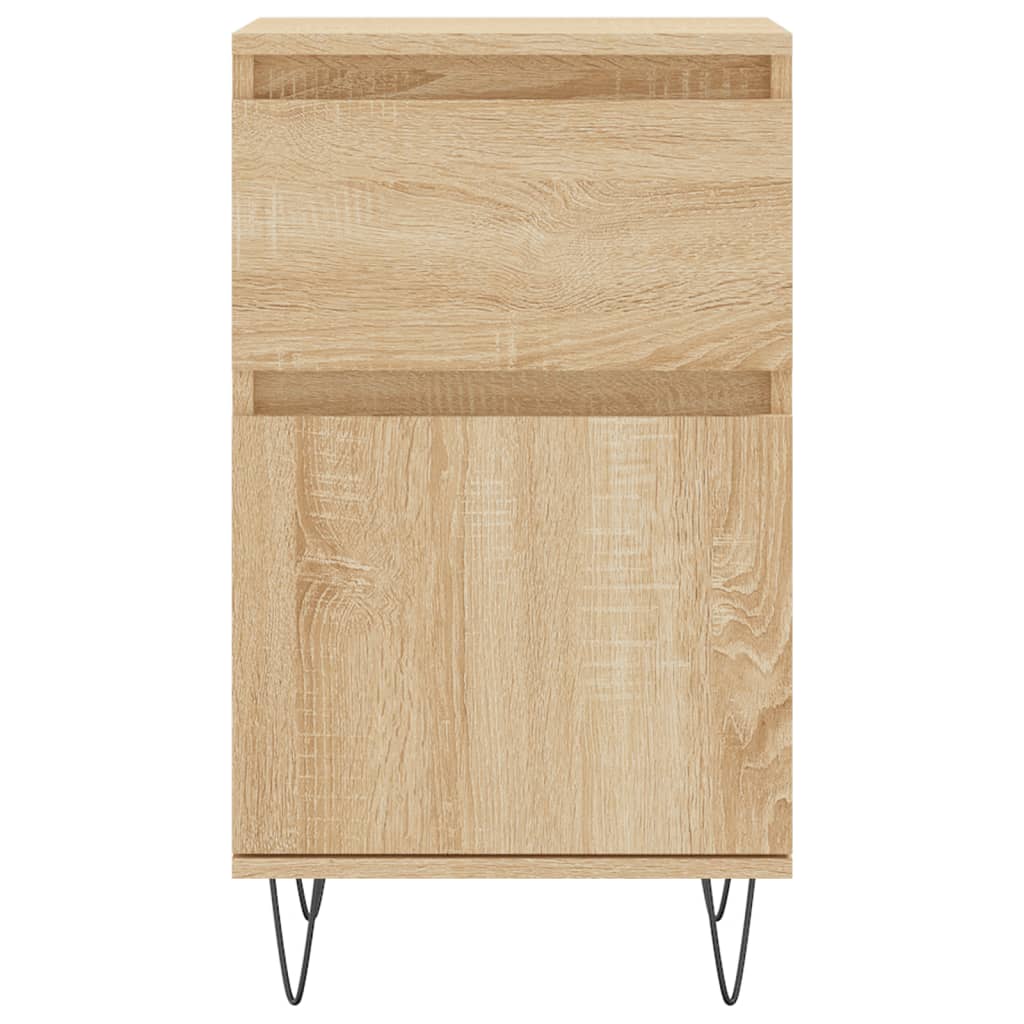 vidaXL Sideboard Sonoma Oak 40x35x70 cm Engineered Wood 3