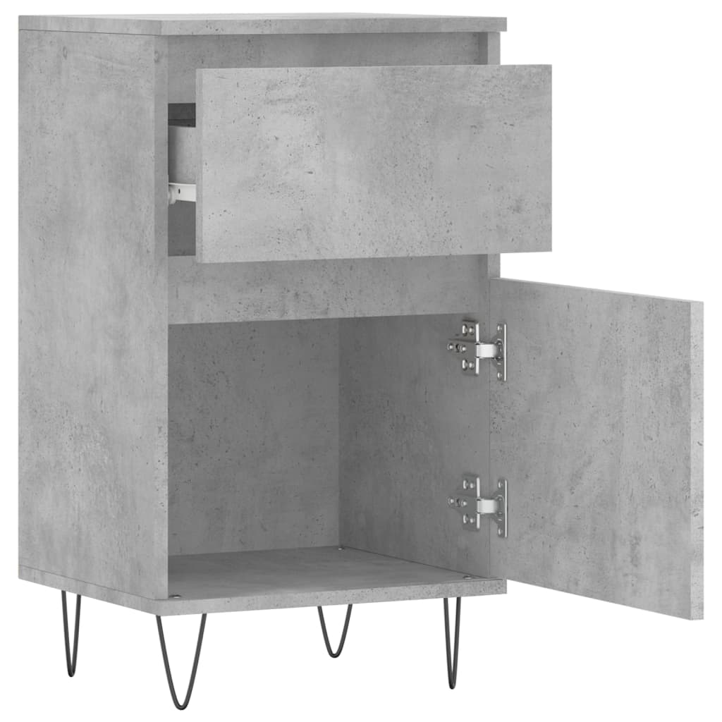 vidaXL Sideboard Concrete Grey 40x35x70 cm Engineered Wood 6