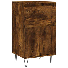 vidaXL Sideboard Smoked Oak 40x35x70 cm Engineered Wood 2