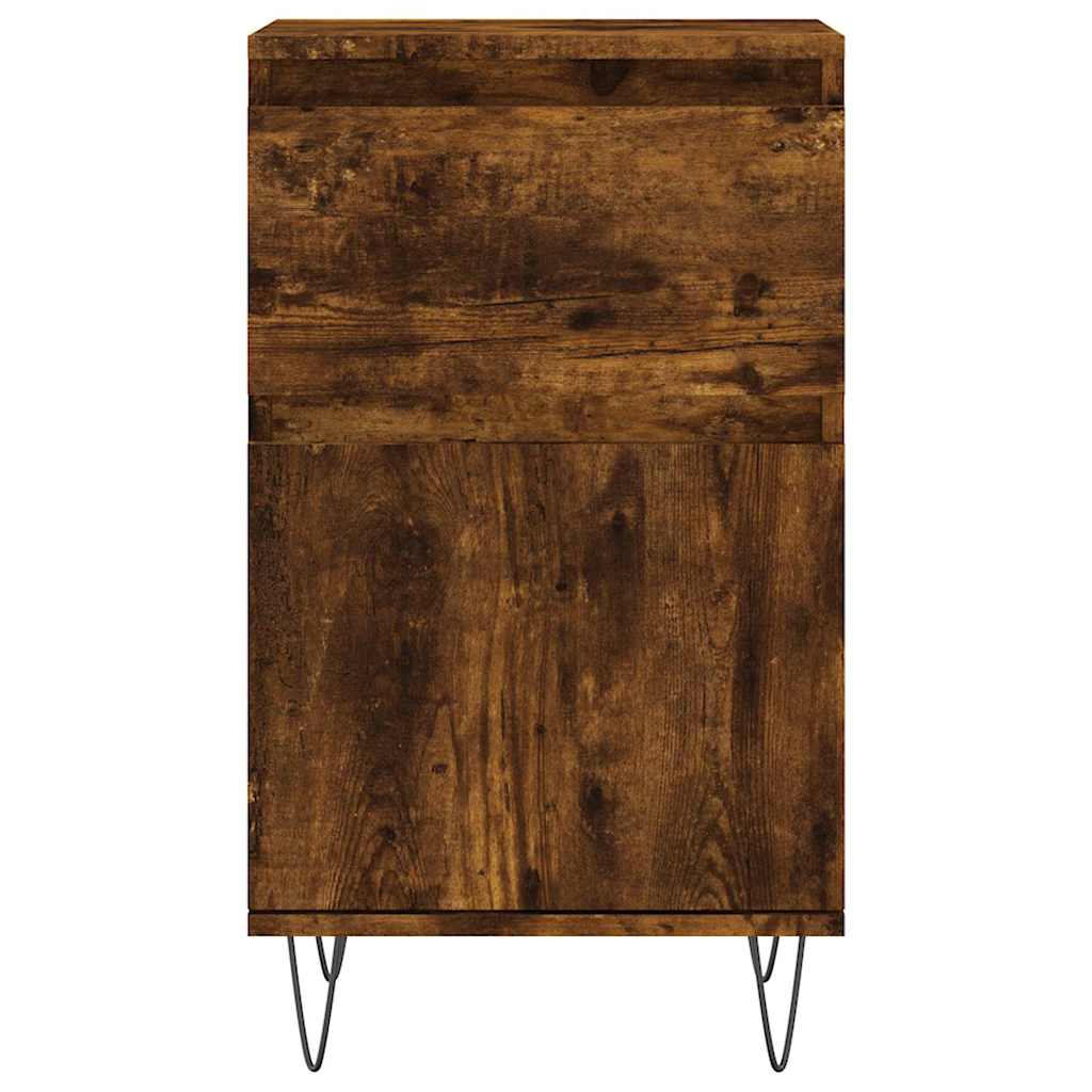 vidaXL Sideboard Smoked Oak 40x35x70 cm Engineered Wood 3